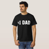 T-shirt Numéro Un papa (Devant entier)
