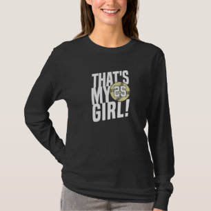 T-shirt Numéro vingt-cinq c'est ma fille 25 Maman de softb