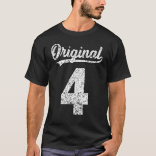 T-shirt Numéros de l'année Original Vintage Of It's My 4th