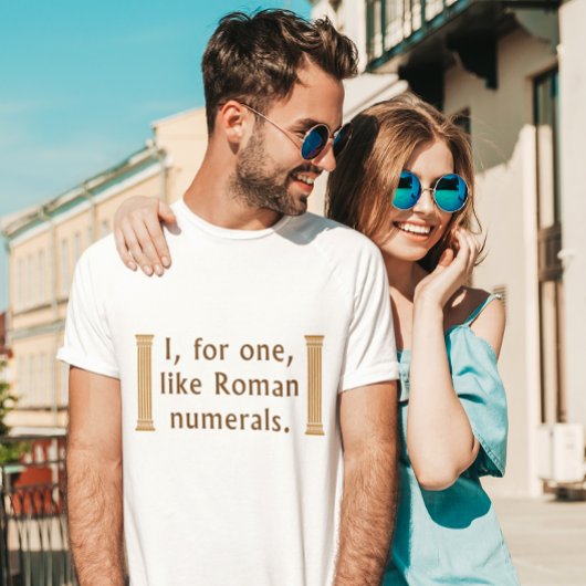 T-shirt Numéros romains