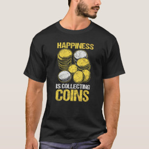 T-shirt Numismate et collectionneur de pièces de monnaie &