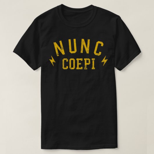T-shirt Nunc Coepi Maintenant Je Commence Le Nouveau Début (Design devant)