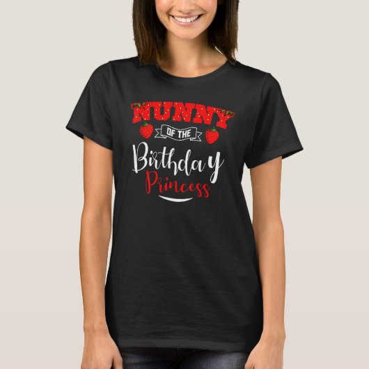 T-shirt Nunny Of The Birthday Princess Strawberry Theme Bd