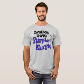 T-SHIRT NURPLE POURPRE (Devant entier)