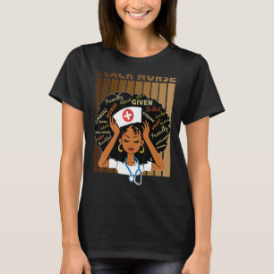 T-shirt Nurse Black Magic Afro Melanin Queen Histoire noir