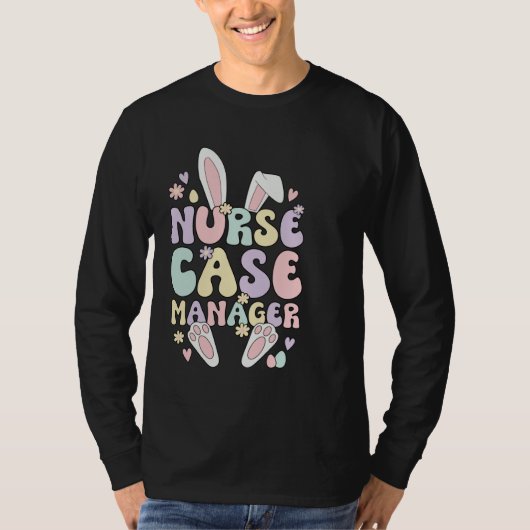 T-shirt Nurse Case Manager Easter Bunny Case Management Ea (Devant)