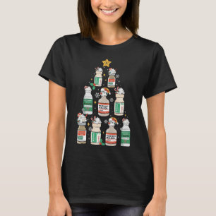 T-shirt Nurse Christmas Tree Propofol Rn Er Icu Nurse Xmas