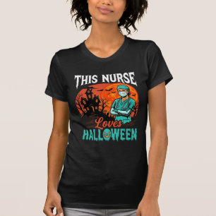 T-shirt Nurse Halloween Spooky Conception de soins de sant