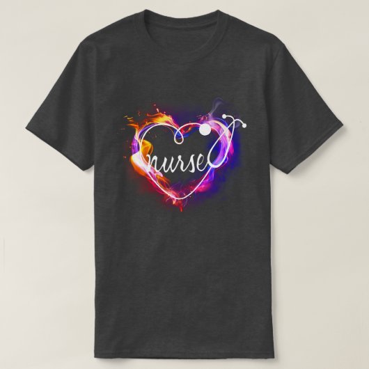 T-shirt Nurse heart (Design devant)