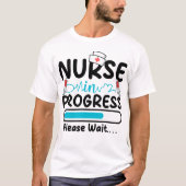 T-shirt Nurse in Progress Loading Men (Devant)