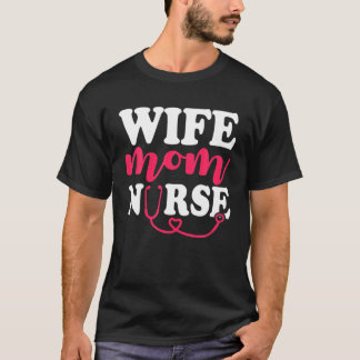 T-shirt Nurse maman | Mama des travailleurs de la santé | 