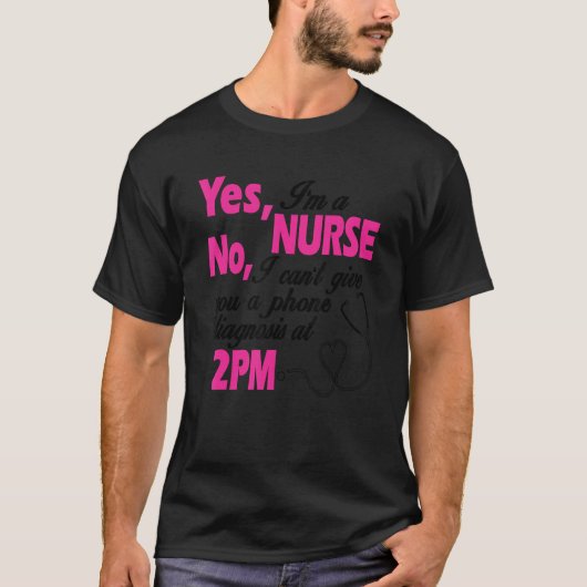 T-shirt Nurse Nurses Work Hospital Teaching Design (Devant)