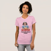 T-shirt Nurse Powered by Patient Impact (Devant entier)
