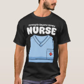 T-SHIRT NURSE - STRENGTH BEYOND SCRUBS (Devant)
