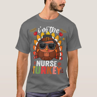 T-shirt Nurse Turquie Famille Groupe de jumelage Thanksgiv
