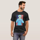 T-shirt Nurse USA Flag Hospital Heart Medicine (Devant entier)