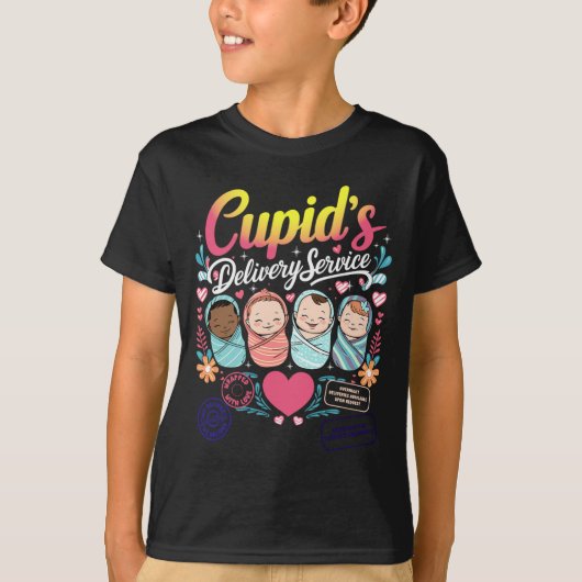 T-shirt Nurse Valentine Cuds Delivery Service Labor And  (Devant)