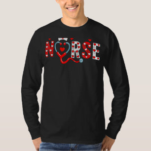 T-shirt Nurse Valentines Day Valentine Scrub Top Women Me