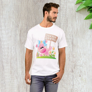 T-shirt Nursery Cochon Rose Ne Jamais Se Presser Ne Jamais