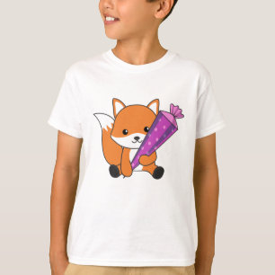 T-shirt Nursery Fox School Children Sac Sweet