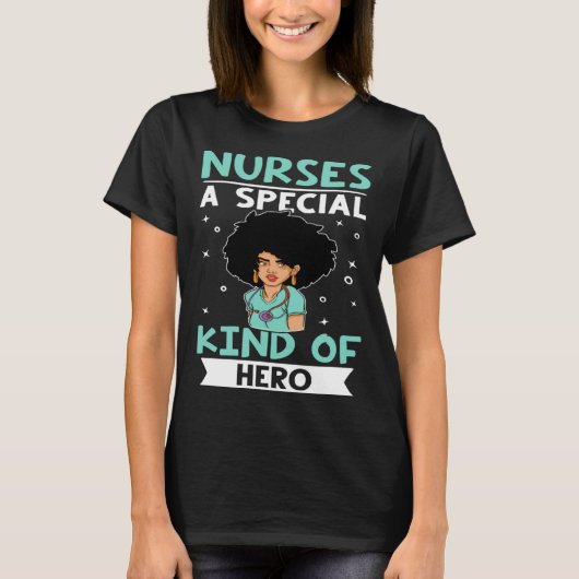 T-shirt Nurses A Special Kind Of Hero (Devant)
