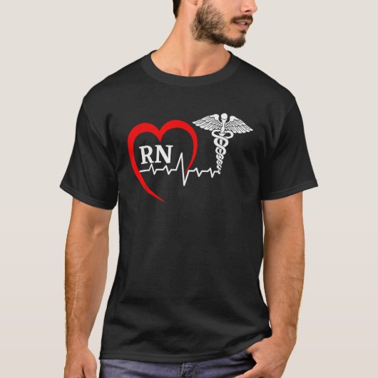 T-shirt Nurses Day Caduceus Nurse Week 2023 Heartbeat Medi (Devant)