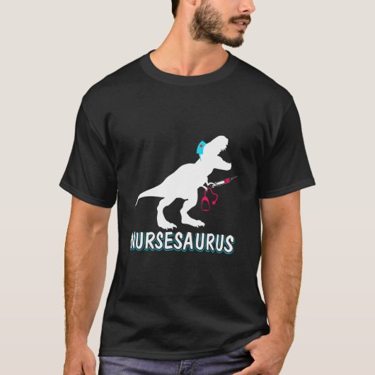 T-shirt Nursesaurus Nurse-A-Saurus Nurse For Rn Lpn (Devant)