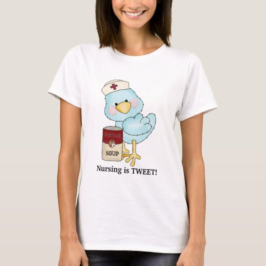 T-shirt Nursing Is Tweet (Devant)
