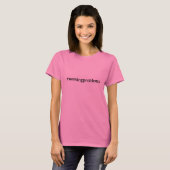 T-shirt #nursingProblèmes (Devant entier)