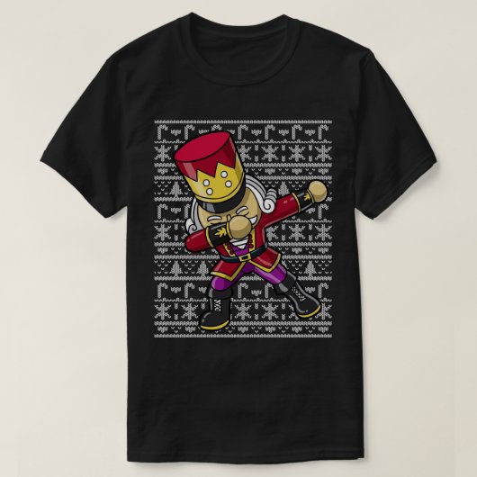 T-shirt Nutcracker Dabler mauvais Noël (Design devant)