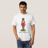 T-shirt Nutcracker Jouet Soldat Noël Nom personnalisé (Devant entier)