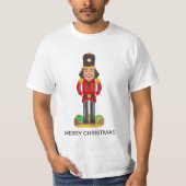 T-shirt Nutcracker Jouet Soldat Noël Nom personnalisé (Devant)