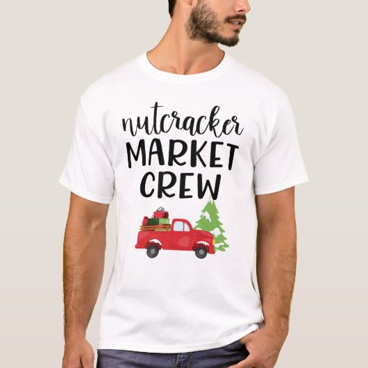 T-shirt Nutcracker Market Creative Christmas Holiday Shopp (Devant)