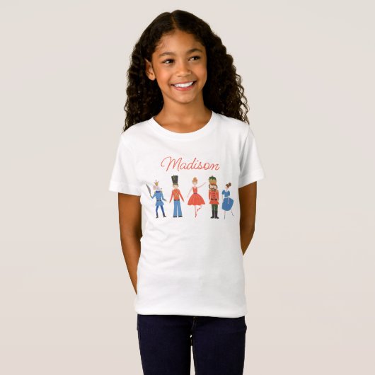 T-Shirt Nutcracker mignon Noël personnalisé (Devant entier)