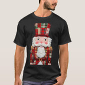T-shirt Nutcracker Patchwork Merry Christmas Pajamas Men W (Devant)