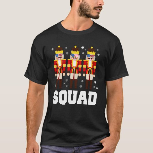 T-shirt Nutcracker Squad Crew Ballet Dance Groupe Idea Bal (Devant)