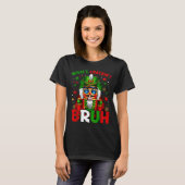 T-shirt Nutcracker What's Crackin Bruh Funny Christmas Men (Devant entier)