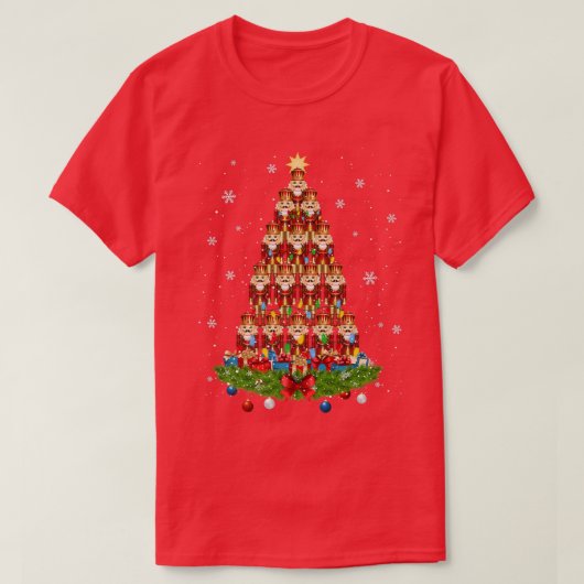 T-shirt Nutcrackers Toy Christmas Tree Soldier Premium128 (Design devant)