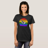 T-shirt Nuthatch à pois blanc Rainbow Bird Birdwatcher D (Devant entier)