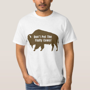 T-shirt N'utilisez pas l'autocollant des vaches moelleuses