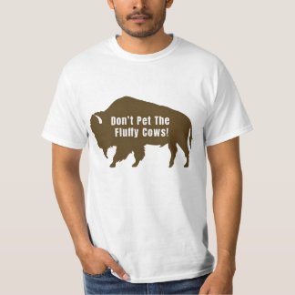 T-shirt N'utilisez pas l'autocollant des vaches moelleuses