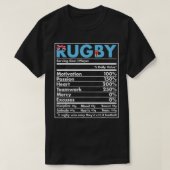 T-shirt Nutrition Fidji Rugby à XV (Design devant)