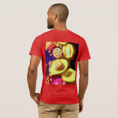 T-shirt "Nutrition saine" jolie photo. Commandez dès maint (Dos entier)