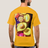 T-shirt "Nutrition saine" jolie photo. Commandez dès maint (Dos)