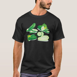T-shirt Nutritionniste Concombre pour Diététiste et Végéta