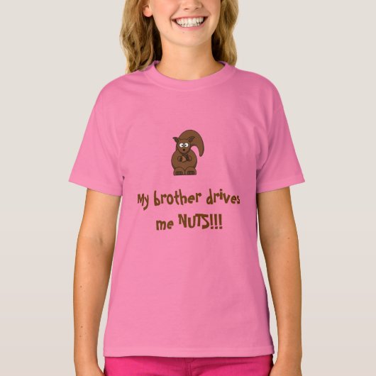 T-shirt Nutty Brother Girl's Tee (Devant)