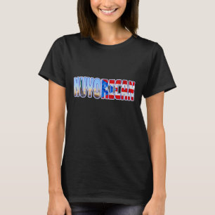 T-shirt Nuyorican New York Porto Rico Drapeau Portoricain