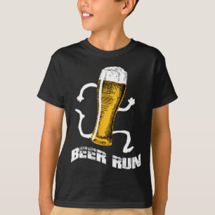 T-shirt NV004 Fun Beer s For Men Women Beer a run