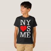 T-shirt Ny Loves Me Funny I Heart New York  (Devant entier)