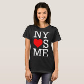 T-shirt Ny Loves Me Funny I Heart New York  (Devant entier)